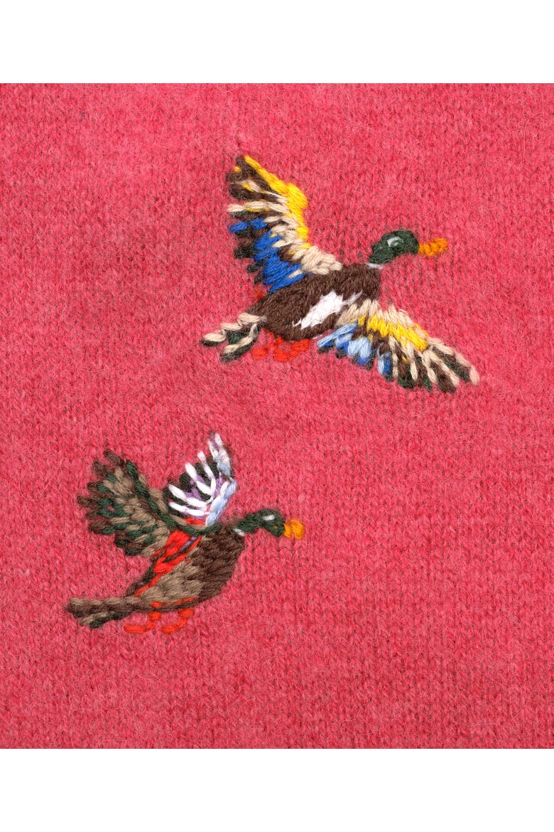 Shetland Duck Scarf, Alternate, color, Capsaicin Red Htr