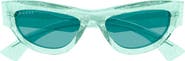 Gucci 53mm Cat Eye Sunglasses