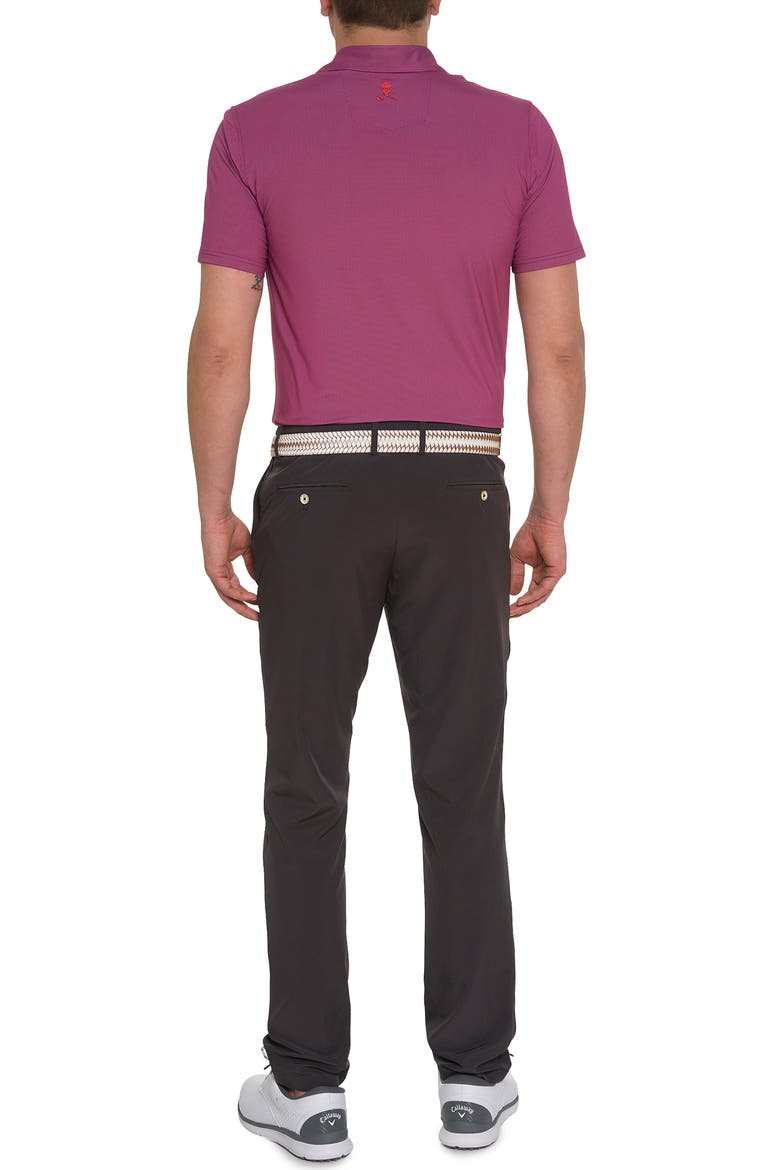 Alastor Microdot Bird's Eye Golf Polo, Alternate, color, BERRY