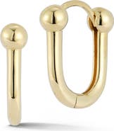 Ember Fine Jewelry <p>14K Gold Stirrup Hoop Earrings</p>