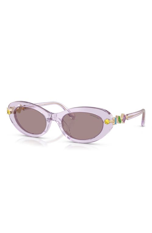 Swarovski 53mm Oval Sunglasses