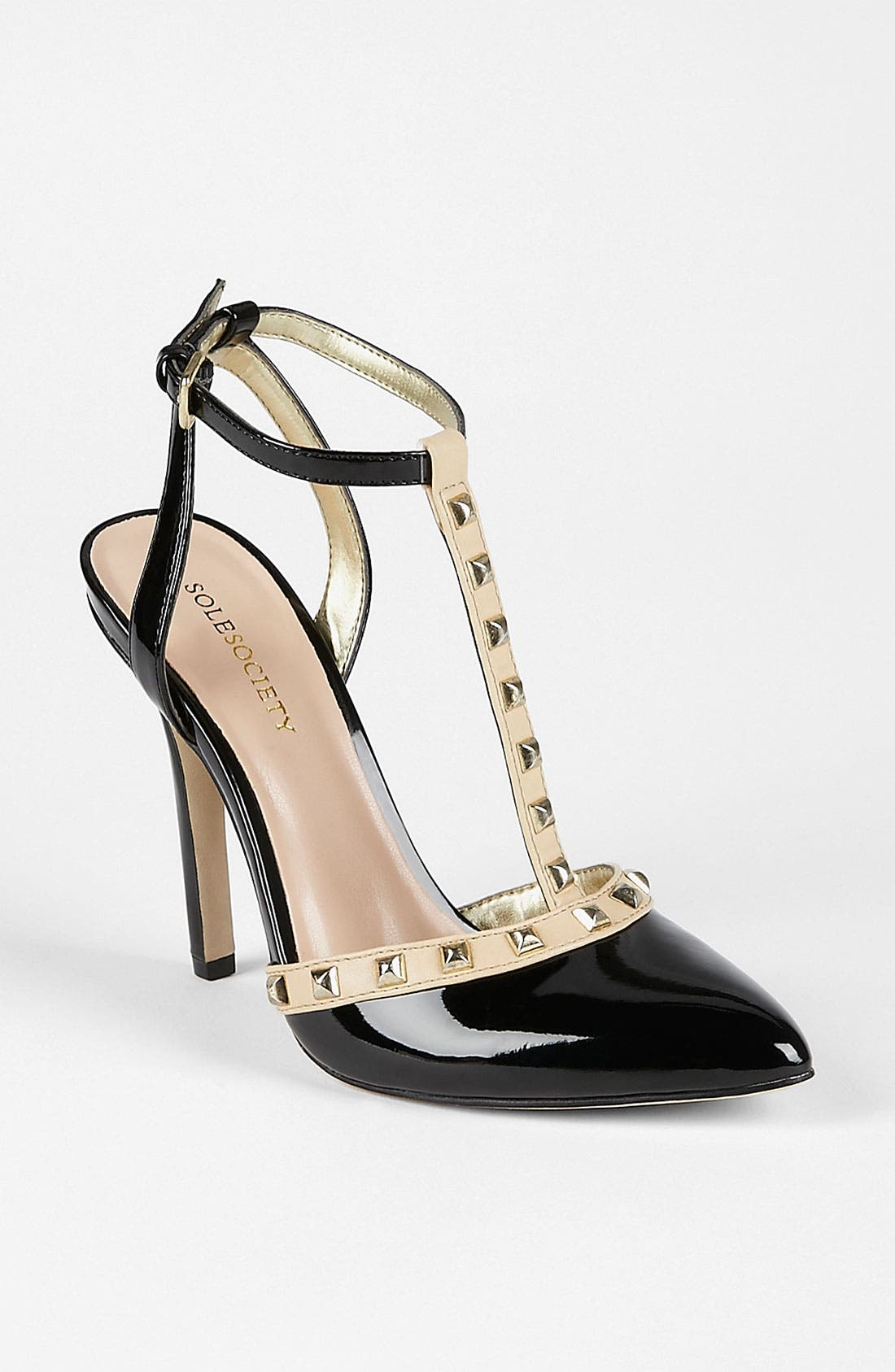 'Margie' Pump, Main, color, BLACK/ CUBAN SAND
