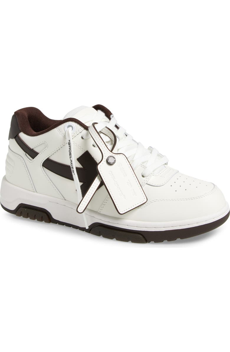 Off-White Out of Office Low Top Sneaker, Main, color, White - Chocolate