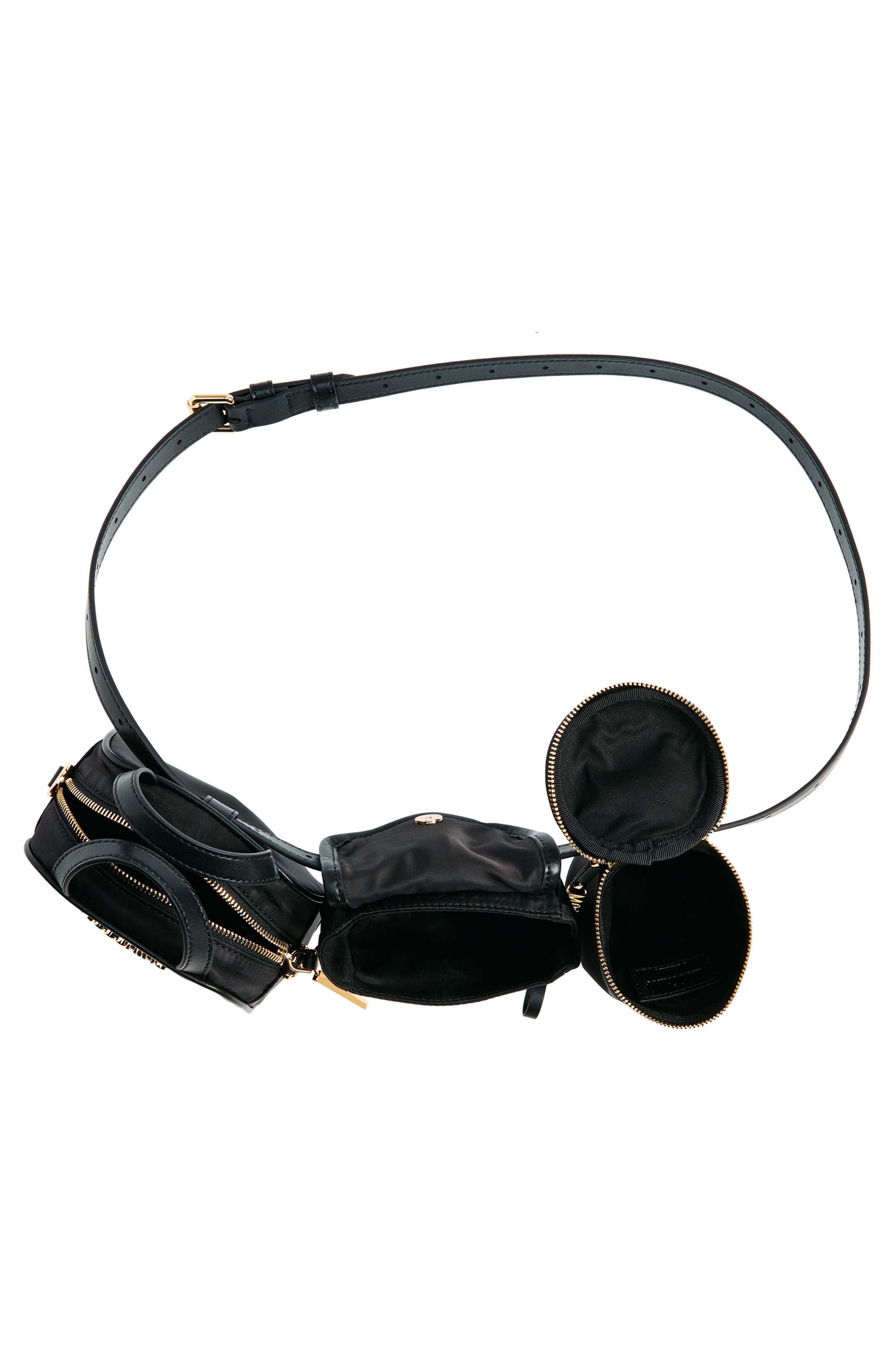 Moschino Multi Pouch Belt Bag, Alternate, color, 