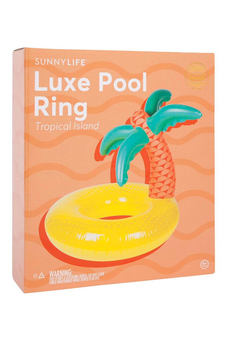 Tropical Island Luxe Pool Ring, Alternate, color, TROPICAL