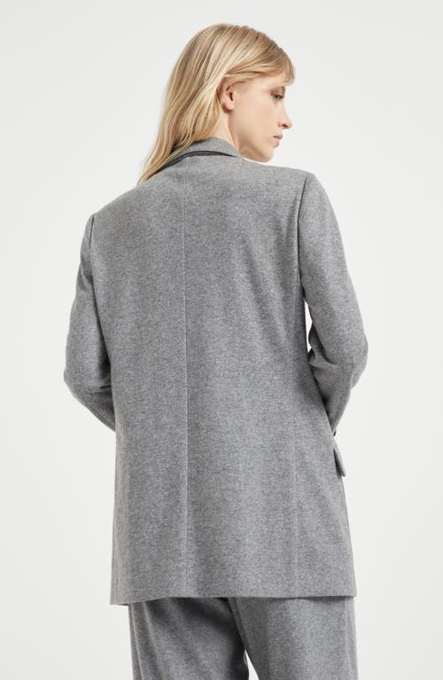 Brunello Cucinelli Deconstructed Blazer In Grey