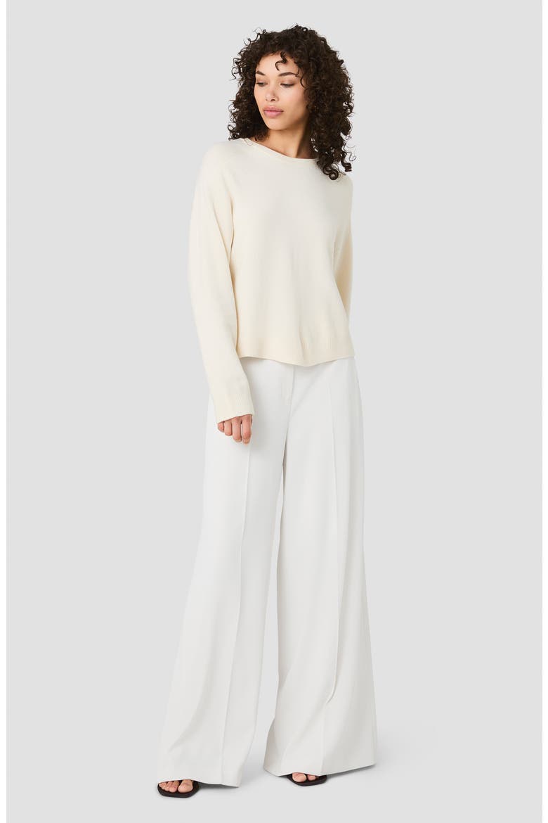 Babysoft Oversize Crewneck Sweater, Alternate, color, PORCELAIN CREAM