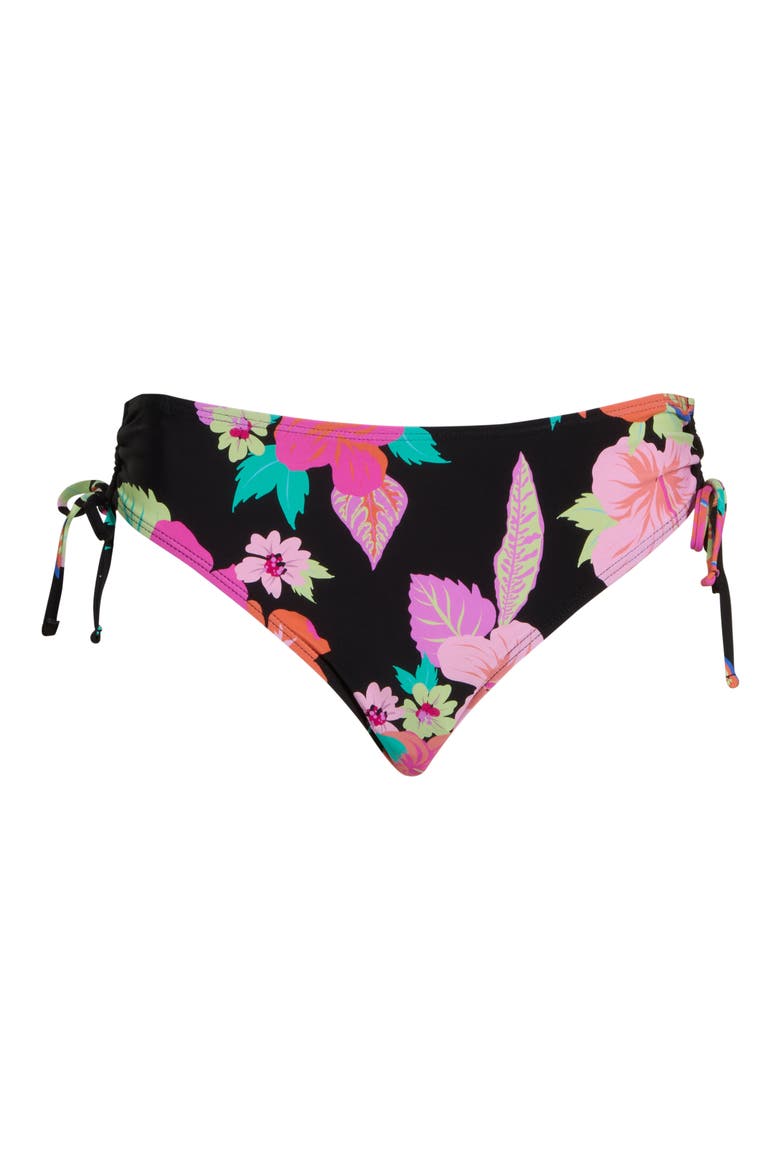 Wanderlust Hipster Full Bikini Bottoms, Alternate, color, BLACK MULTI