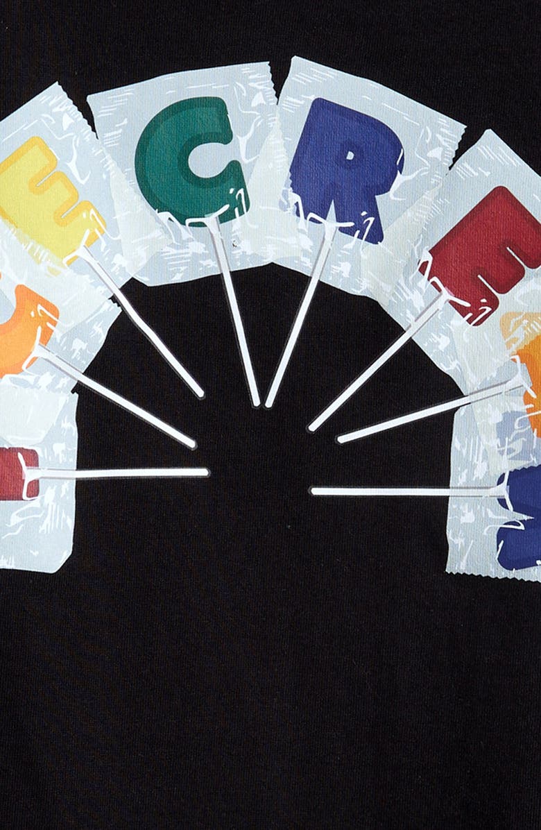 ICECREAM Kids' Lolli Cotton Graphic T-Shirt, Alternate, color, Black