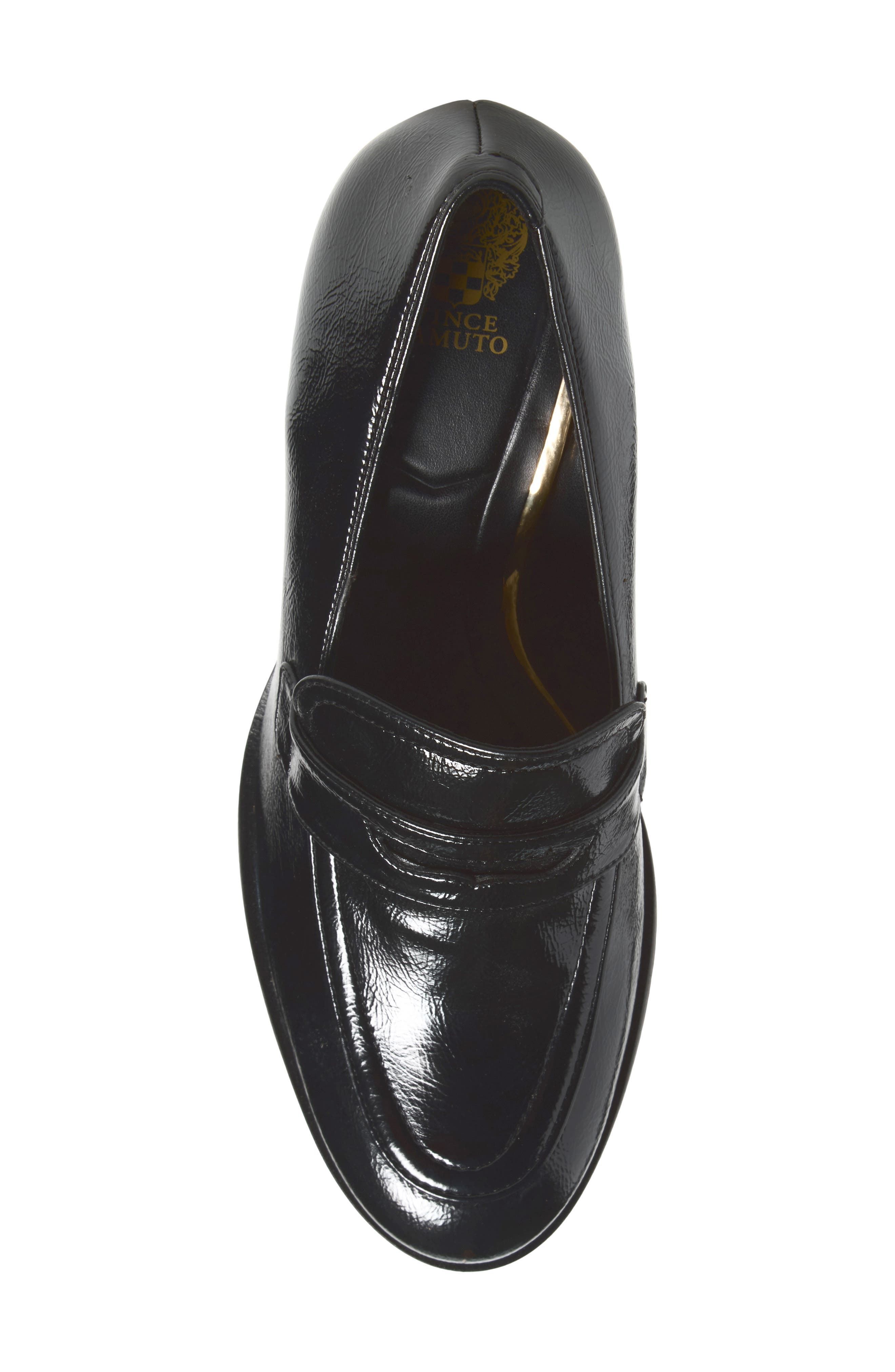 Geanna Loafer Pump, Alternate, color, BLACK