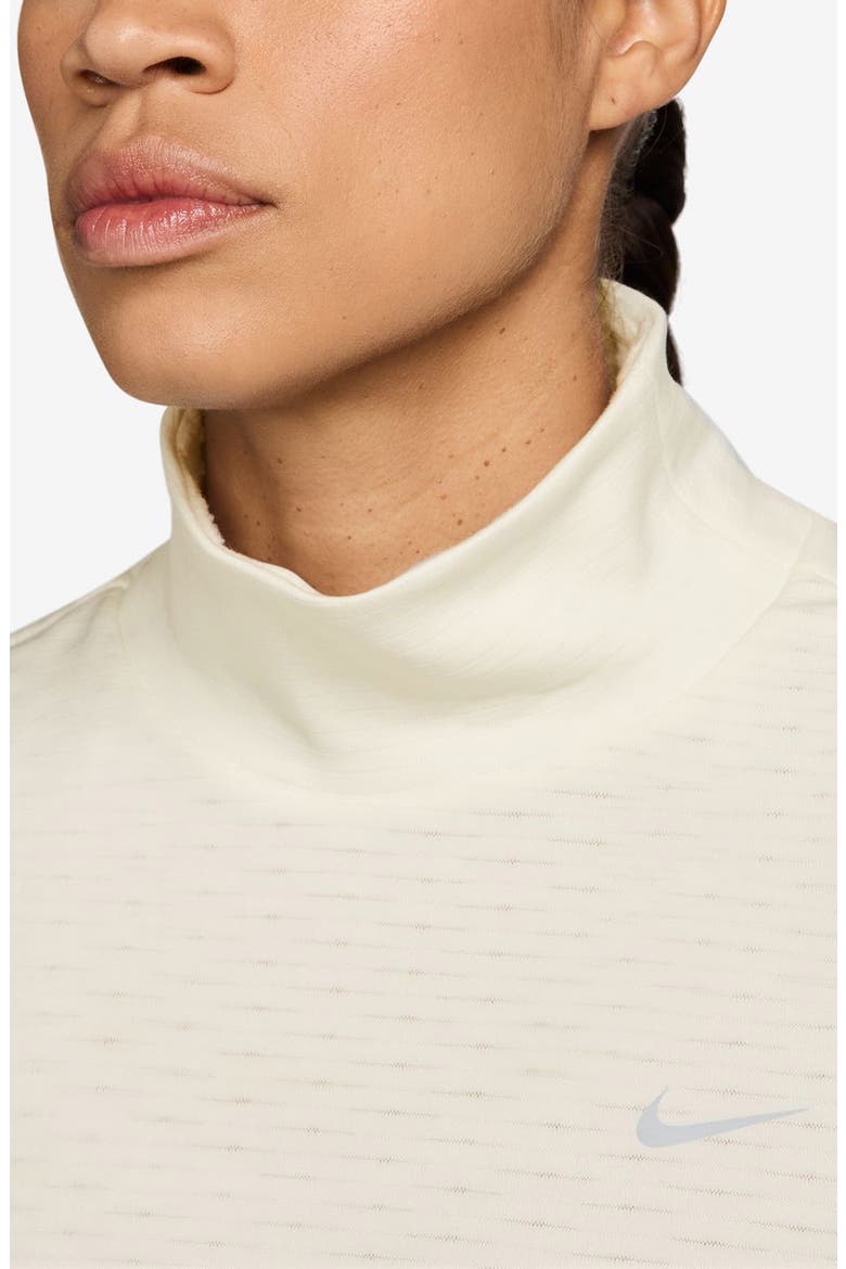 Therma-FIT Swift Mock Neck Running Top, Alternate, color, 133 SAIL/ REFSIL