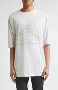 Rick Owens Temple Jumbo Graphic Cotton T-Shirt