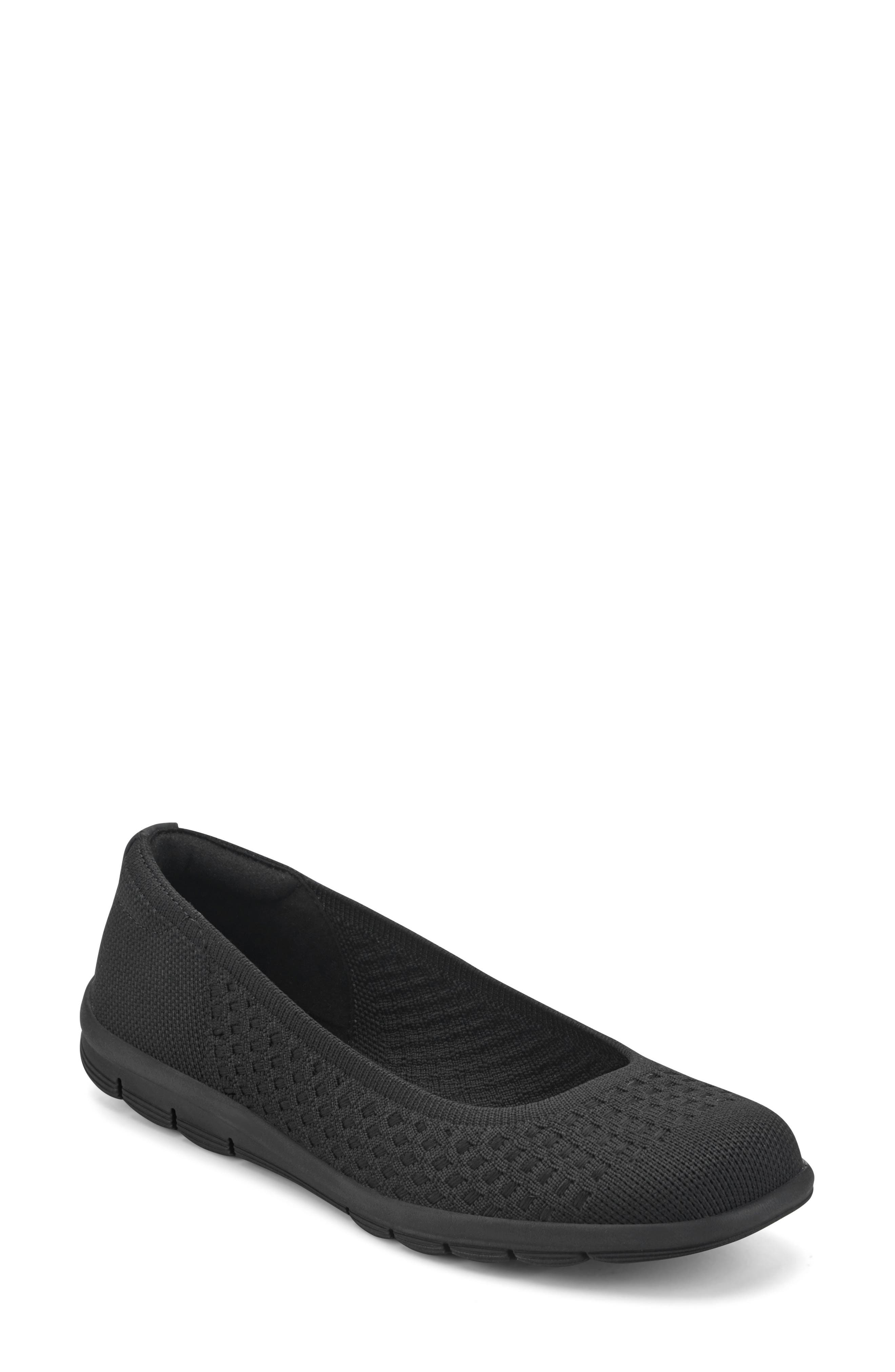 Riona Ballet Flat, Main, color, BLACK