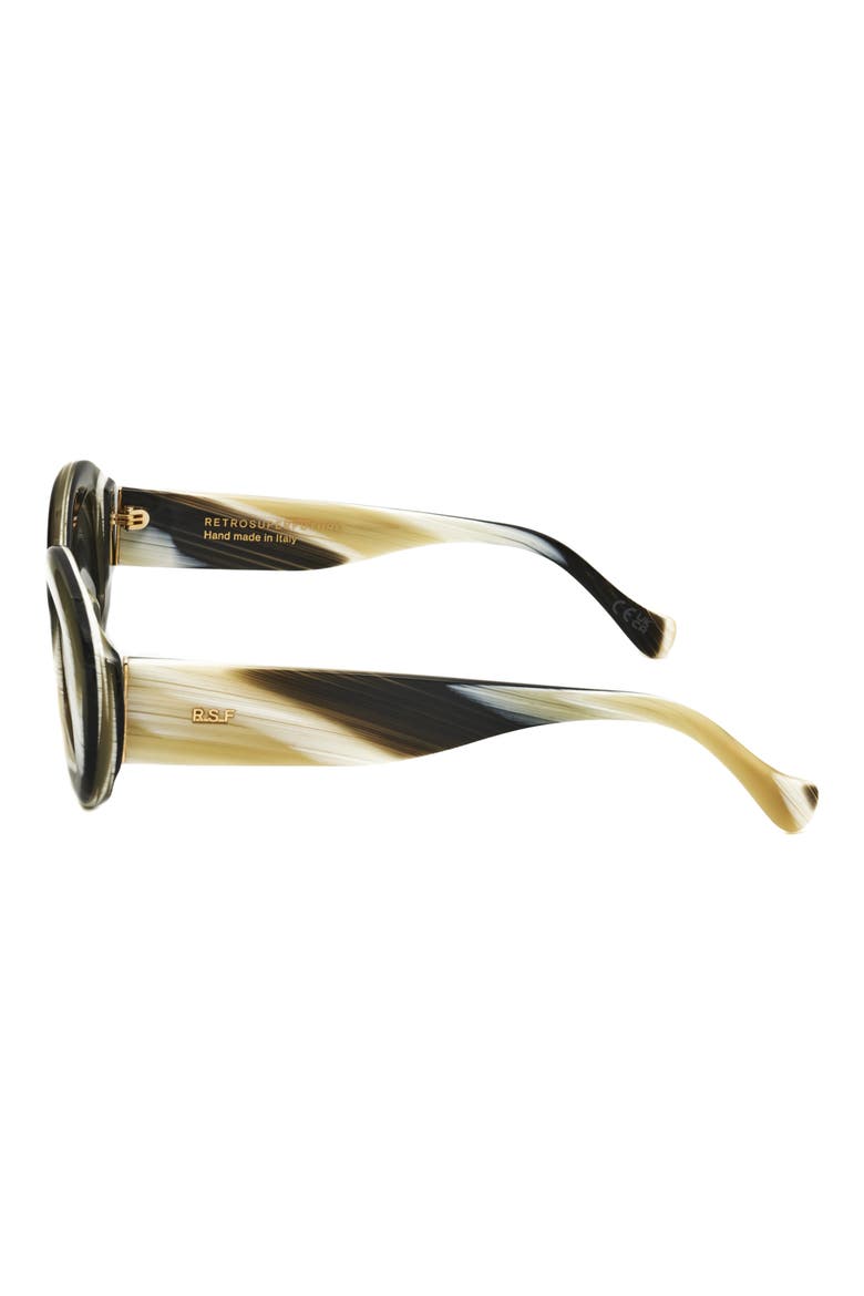 50mm Oval Sunglasses, Alternate, color, TORT