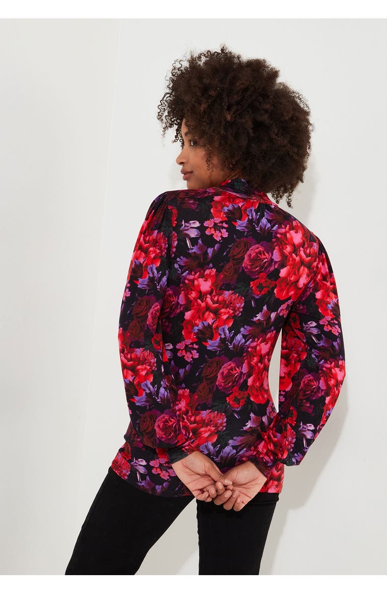 Joe Browns Stretch Knit Mockneck, Alternate, color, Romantic Floral