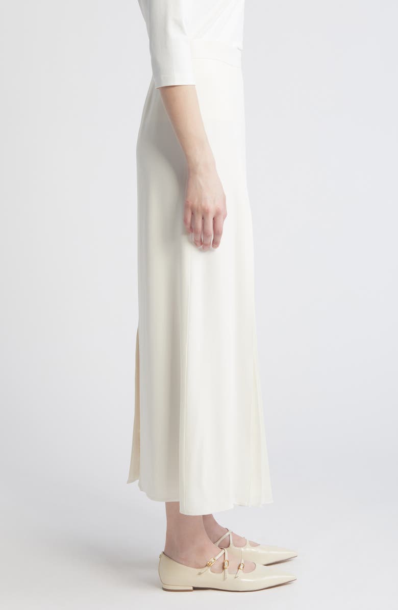 BOSS Vateza A-Line Midi Skirt, Alternate, color, Open Wht