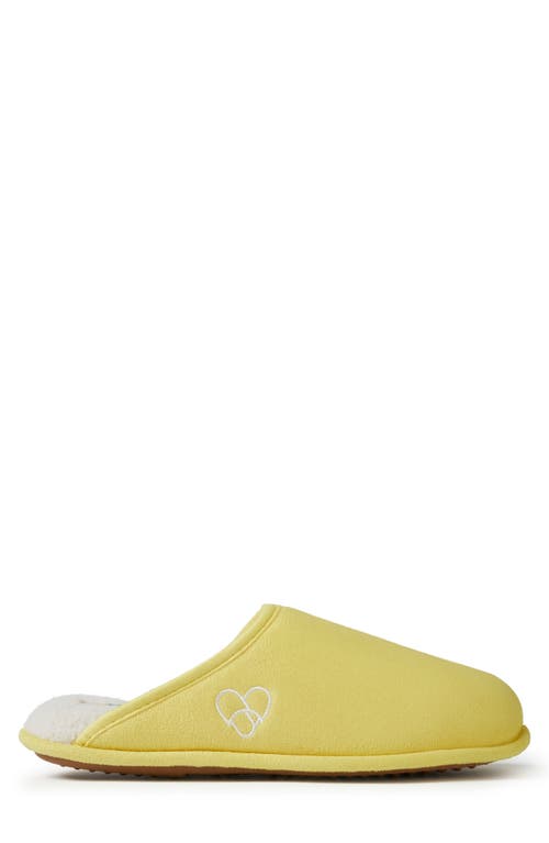 Dearfoams Riley Pride Scuff Slipper In Yellow