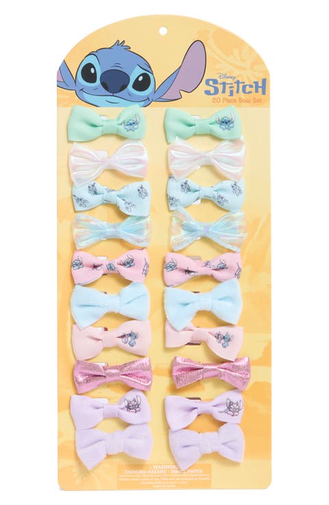 Kids' Disney Stitch Set of 20 Assorted Bows