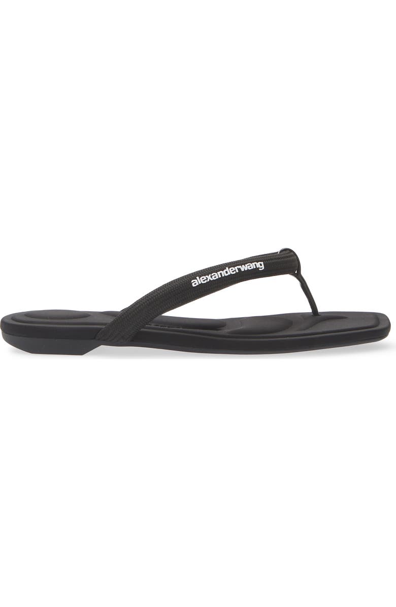 Alexander Wang Jenna Tubular Strap Flip Flop, Alternate, color, Black