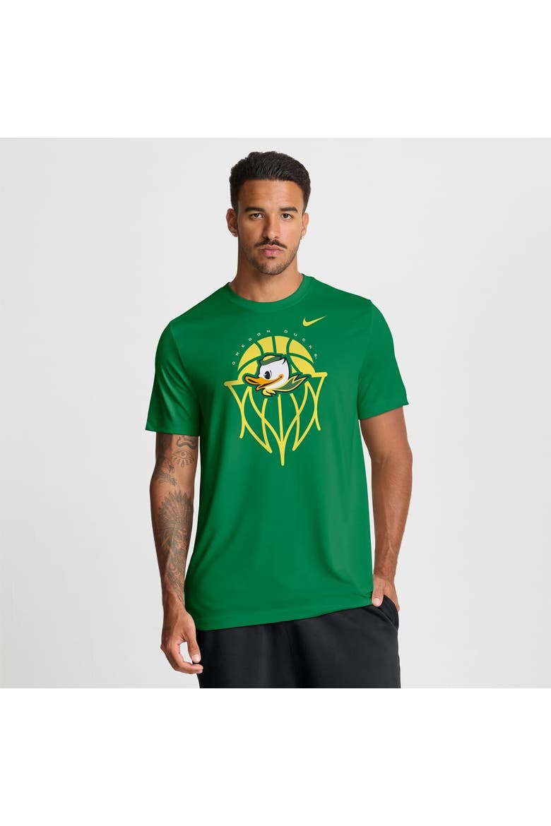 Men's Nike Green Oregon Ducks Basketball Icon Legend Dri-FIT T-Shirt, Main, color, Green