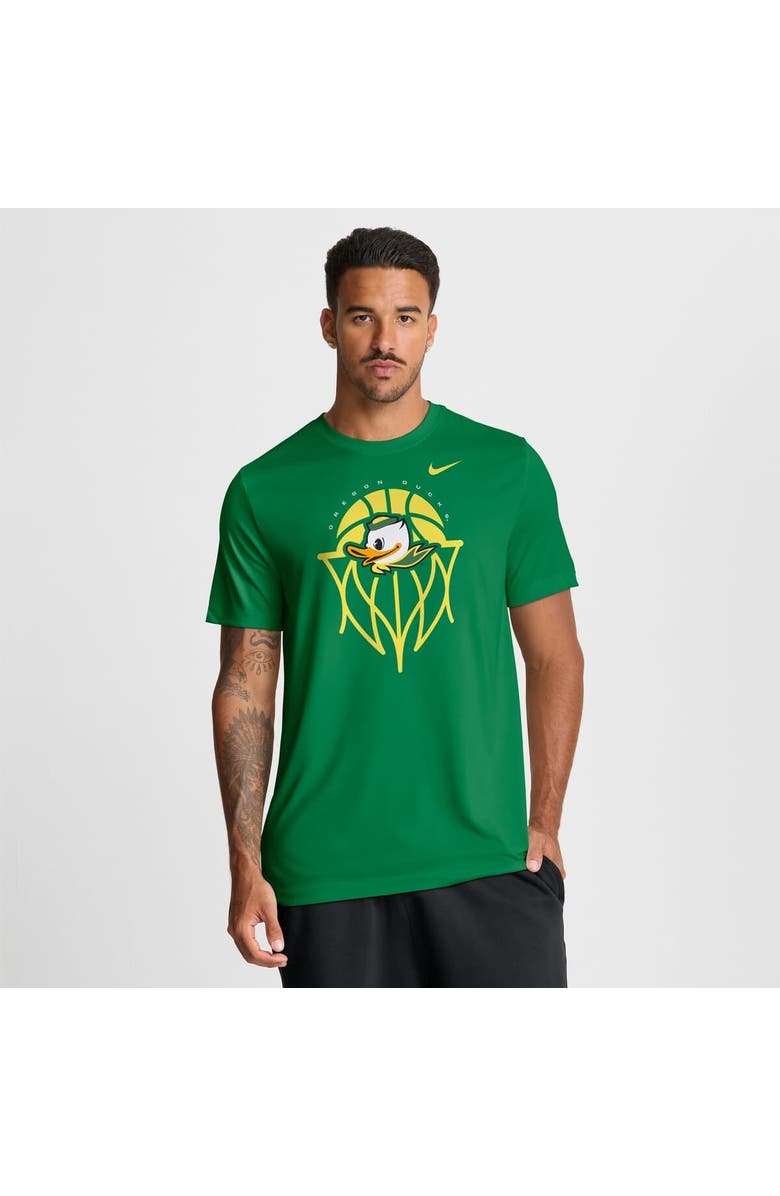 Nike Men's Nike Green Oregon Ducks Basketball Icon Legend Dri-FIT T-Shirt, Main, color, Green
