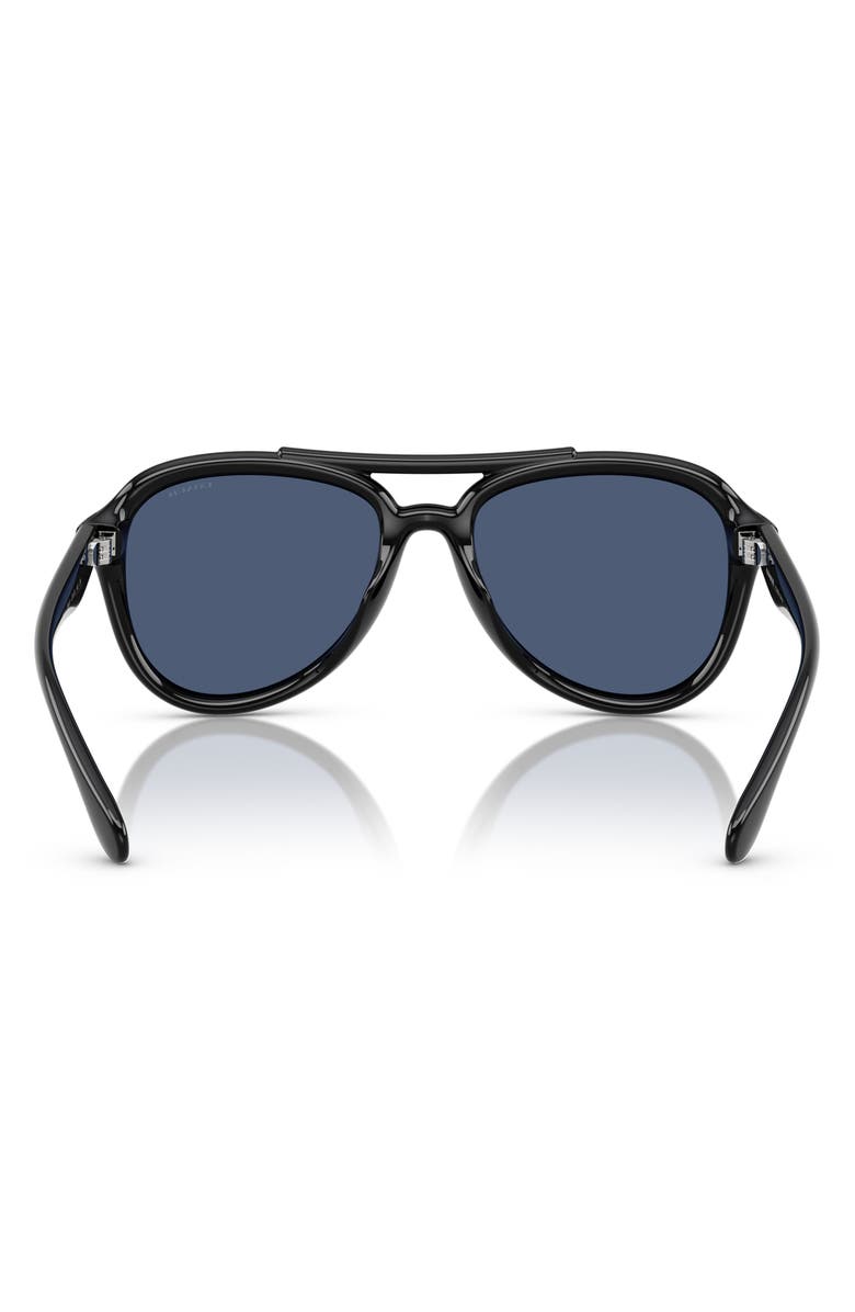 COACH 55mm Pilot Sunglasses, Alternate, color, 