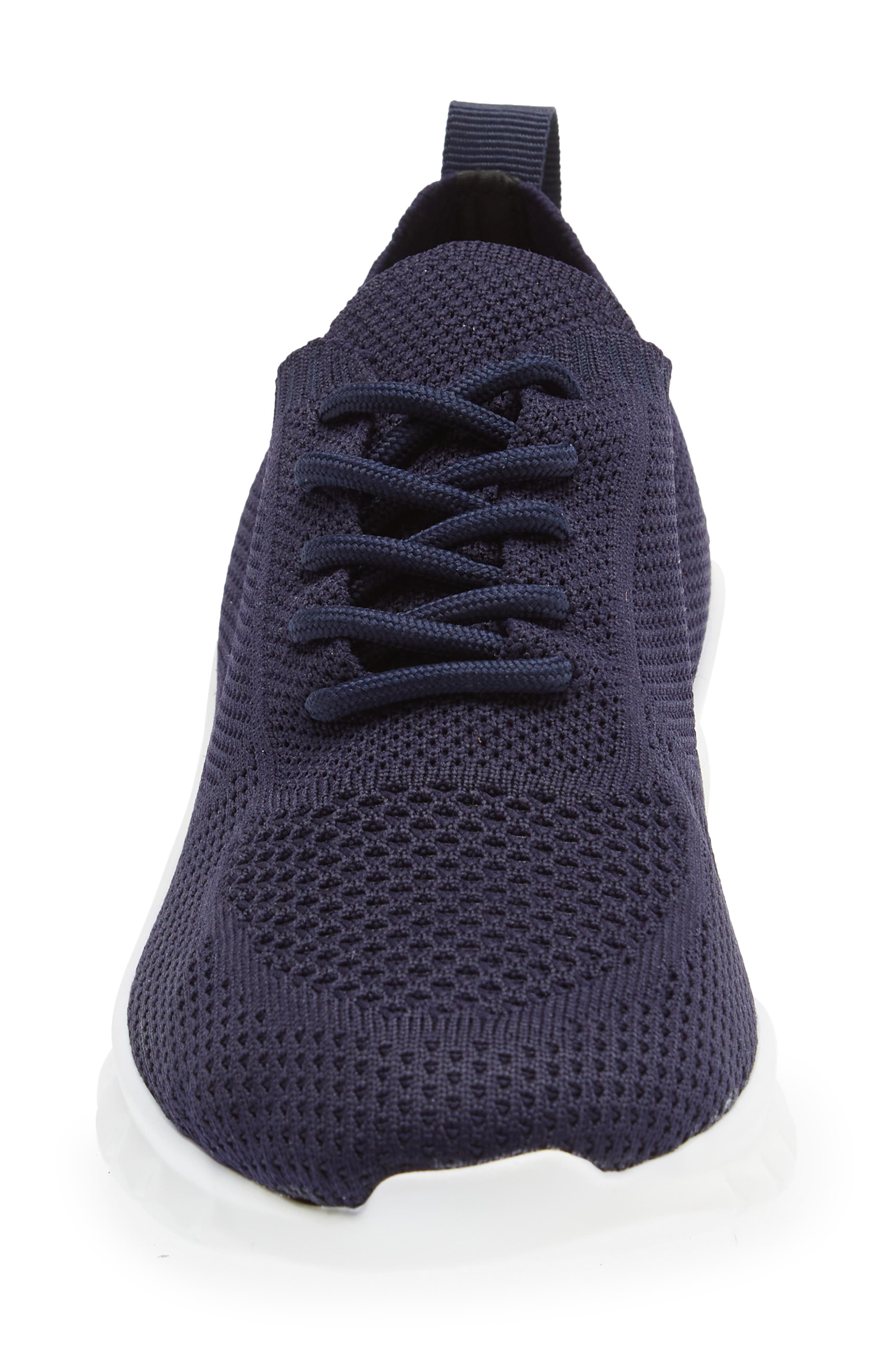 Galaxy Sneaker, Alternate, color, NAVY KNIT