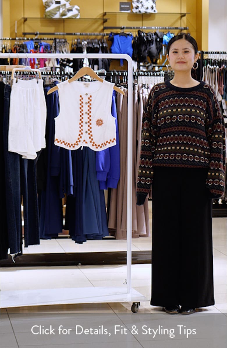 Secret Cove Embroidered Vest, sales video thumbnail