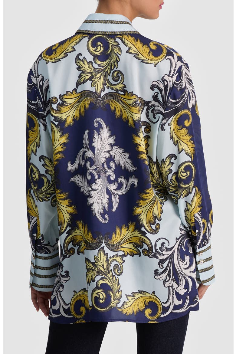 Lane Long Sleeve Woven Shirt, Alternate, color, ANTIQUE SCROLL