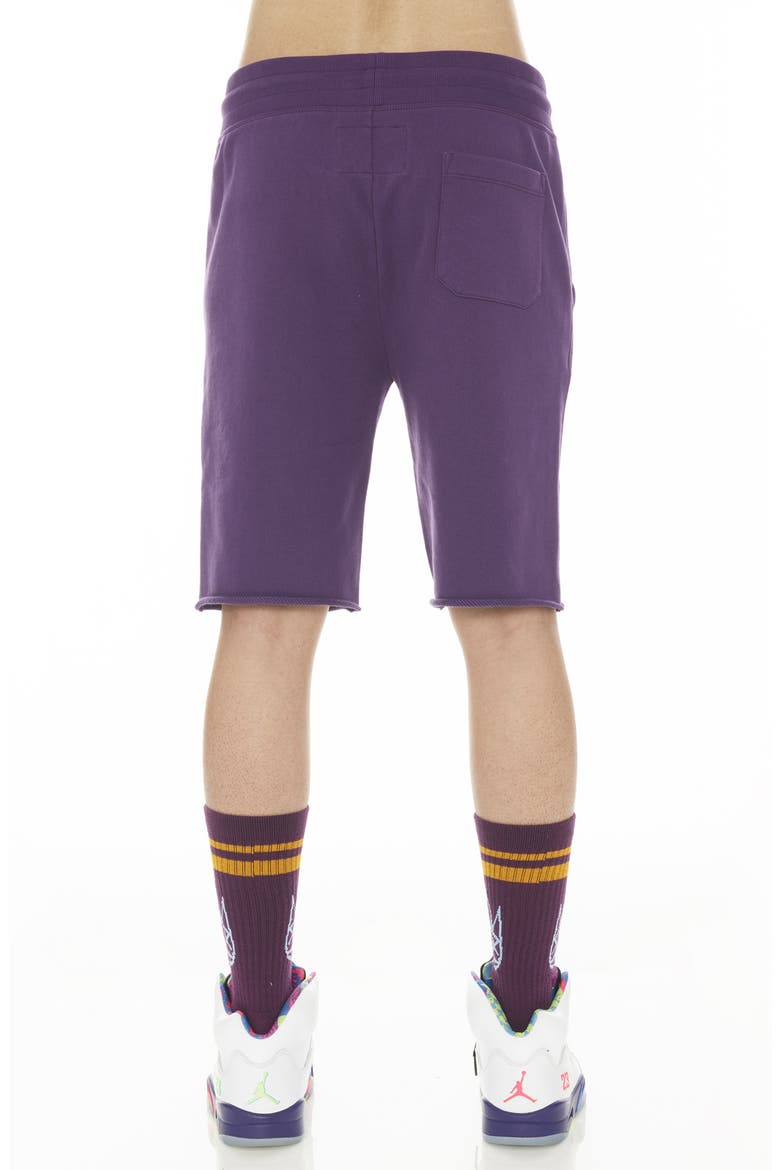 Cutoff Sweat Shorts, Alternate, color, ACAI