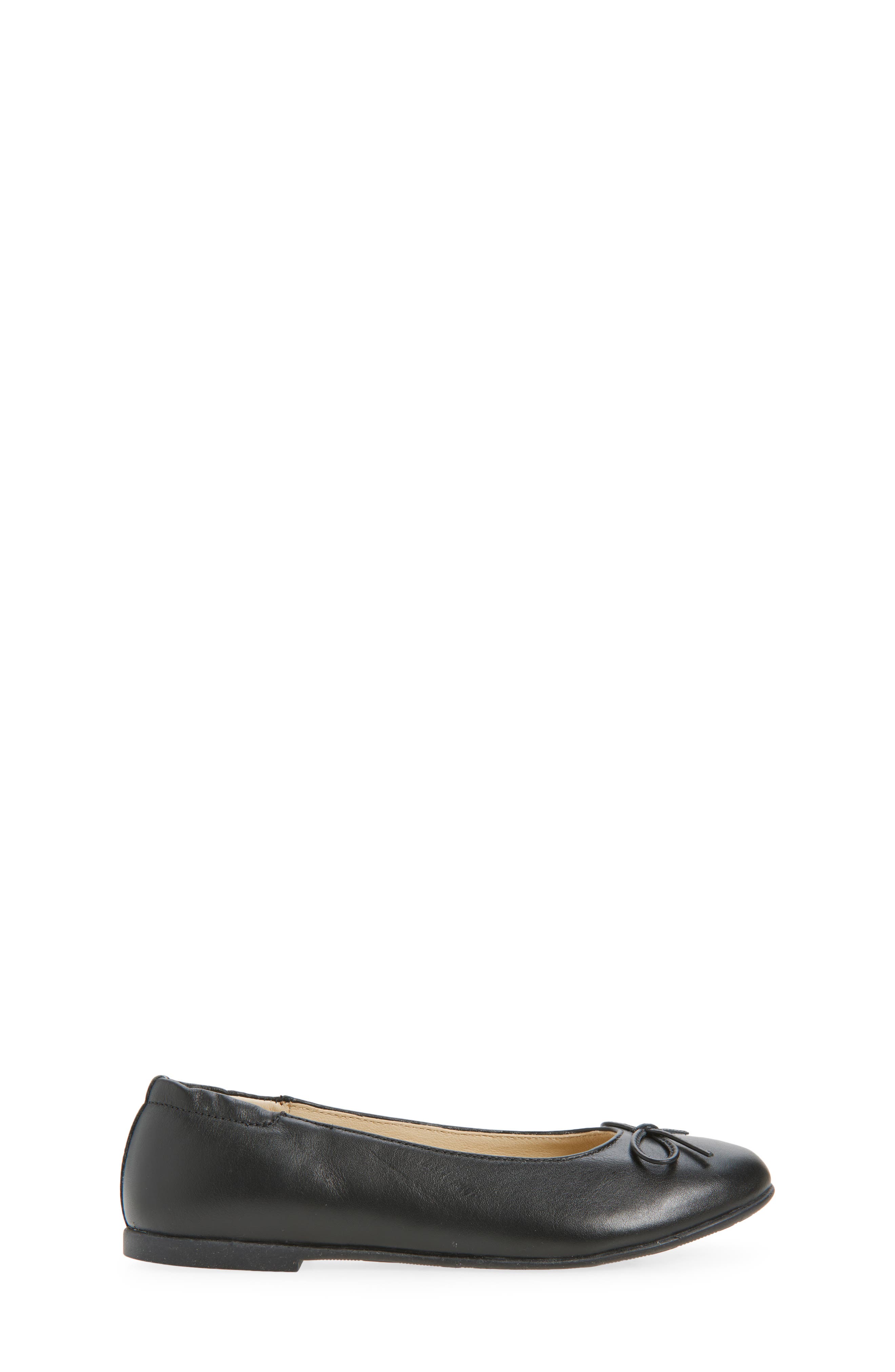 Naturino Kids' Croise Ballet Flat, Alternate, color, Metallic Black