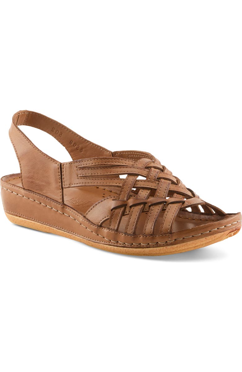 Spring Step Choi Slingback Sandal, Main, color, Camel