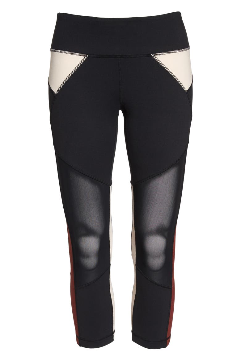 Win-Win Crop Leggings, Alternate, color, RUST MADDER