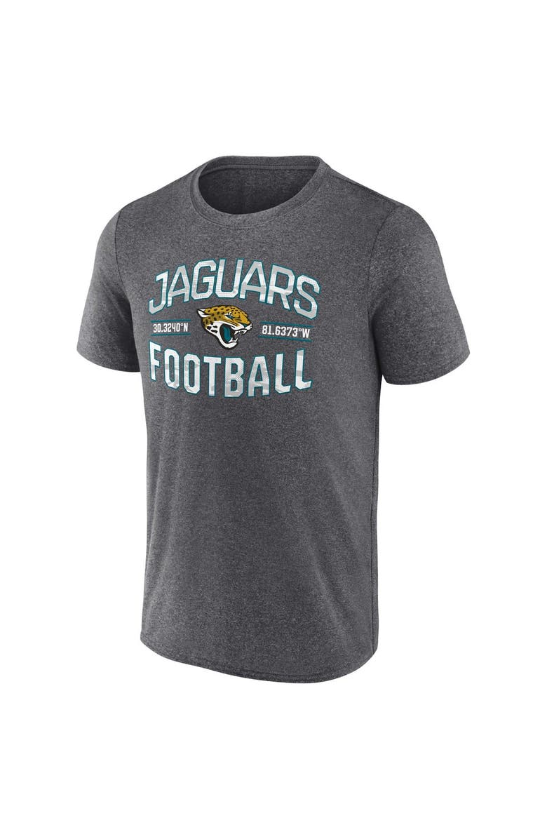 FANATICS Men's Fanatics Heathered Charcoal Jacksonville Jaguars Want To Play T-Shirt, Alternate, color, 