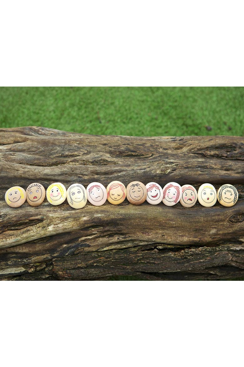 Tactile Emotion Stones - 12 Pieces, Alternate, color, Multicolored