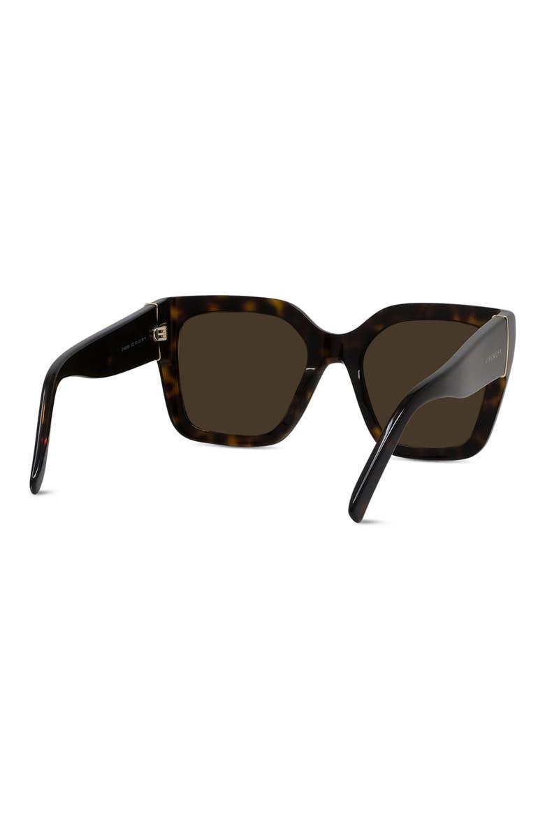 Bold 53mm Square Sunglasses, Alternate, color, DARK HAVANA / BROWN