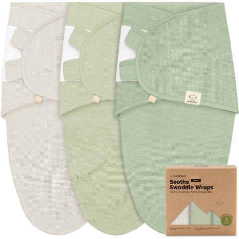 3-Pack Soothe (Wren) Swaddle Wraps