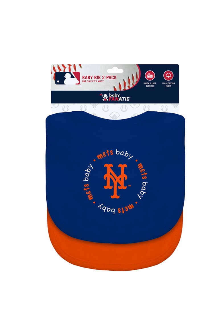 New York Mets - Baby Bibs 2-Pack, Alternate, color, Blue
