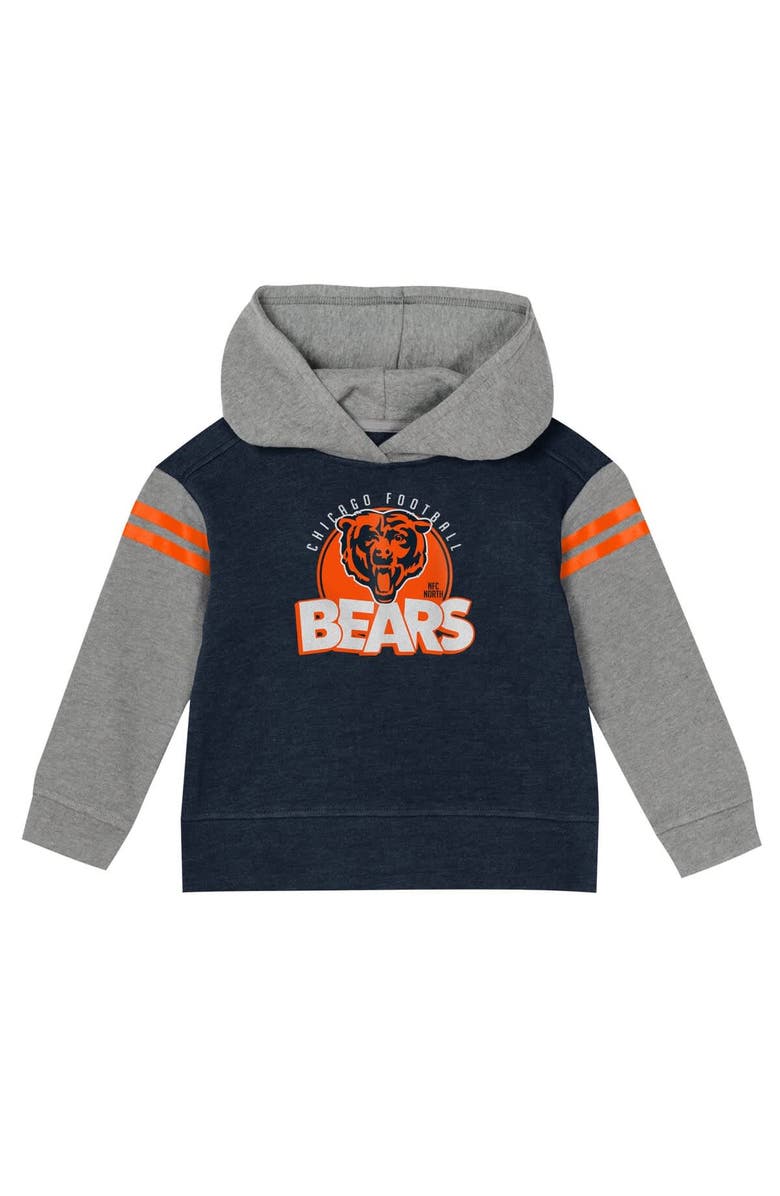 Outerstuff Toddler Chicago Bears Club House Long Sleeve Hoodie Top and Leggings Two-Piece Set, Alternate, color, Navy