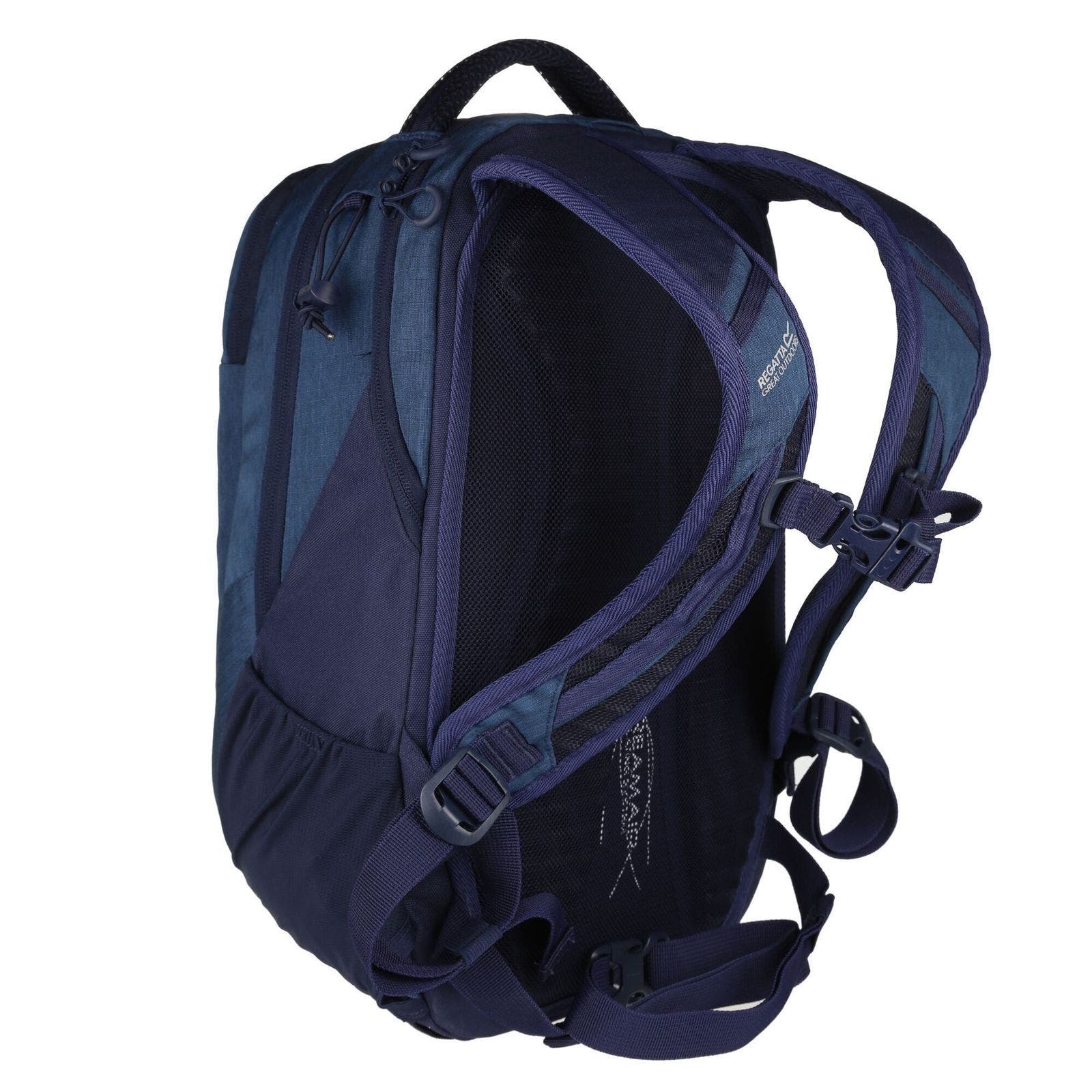 Gender Inclusive Oakridge 5.2gal Knapsack, Alternate, color, Navy and Dark Denim