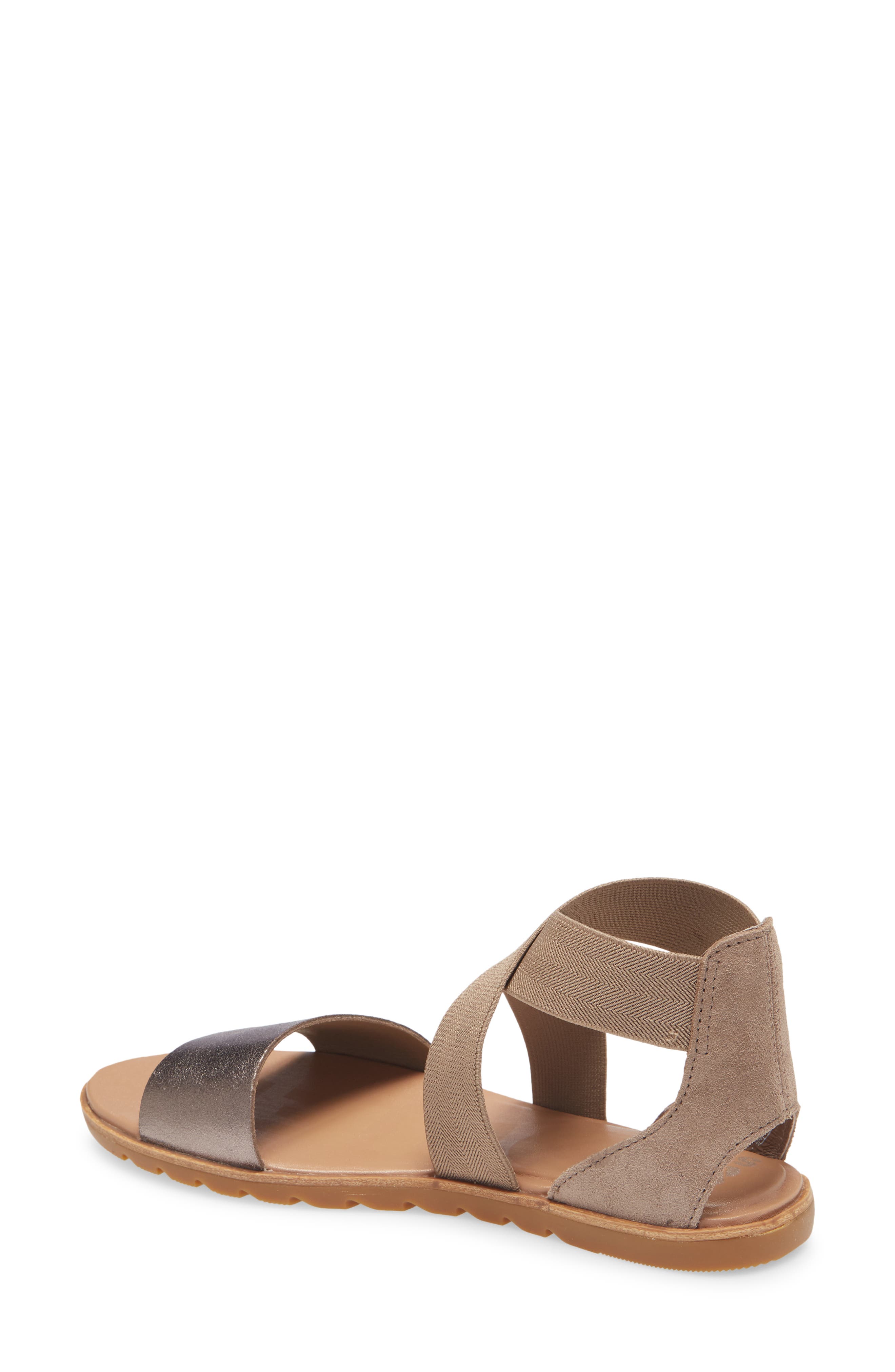 Ella II Sandal, Alternate, color, ASH BROWN