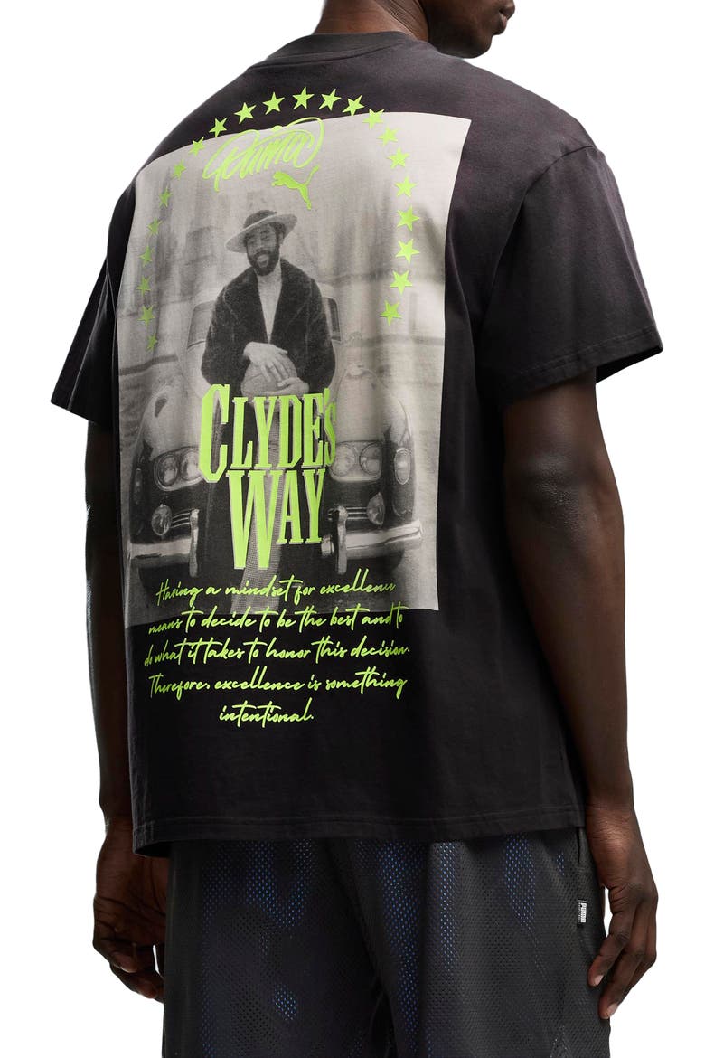 Memory Lane 1 Cotton Graphic T-Shirt, Alternate, color, PUMA BLACK