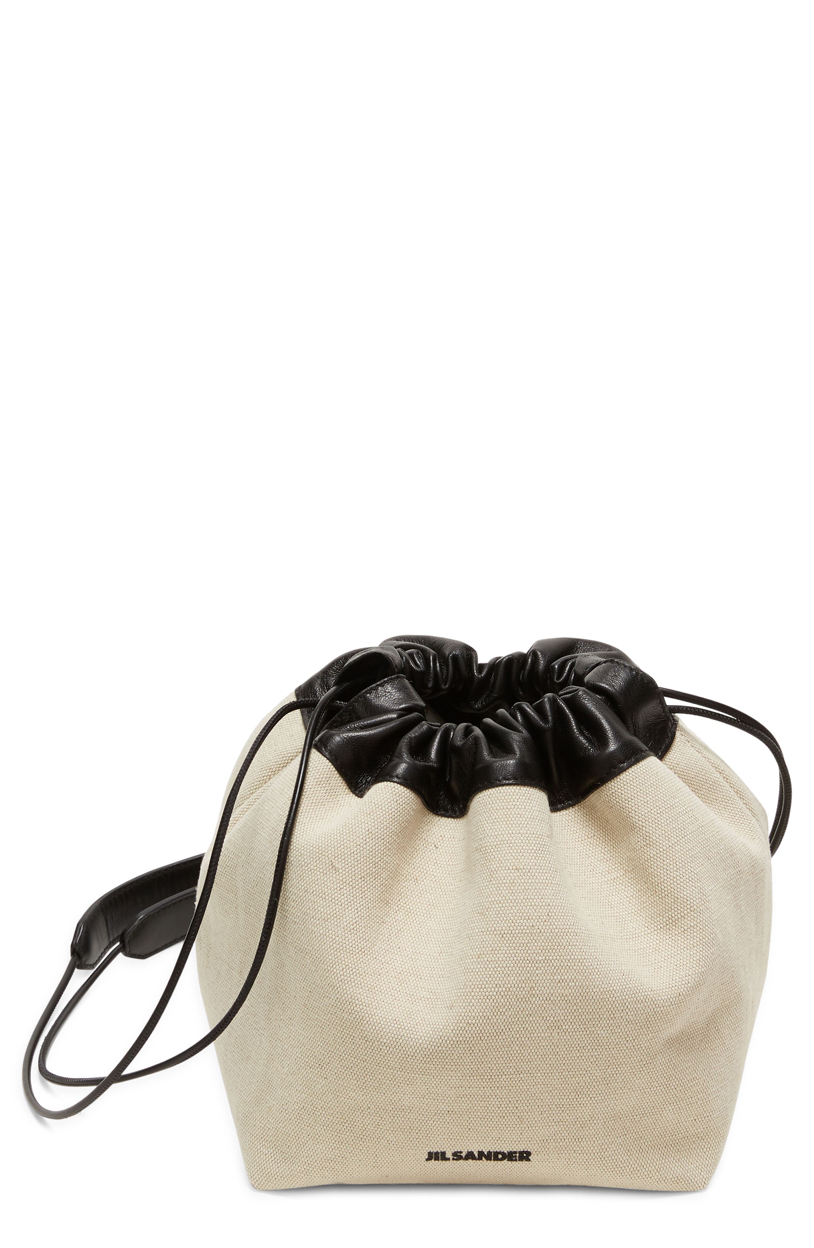 Jil Sander Drawstring Crossbody Bag, Main, color, 