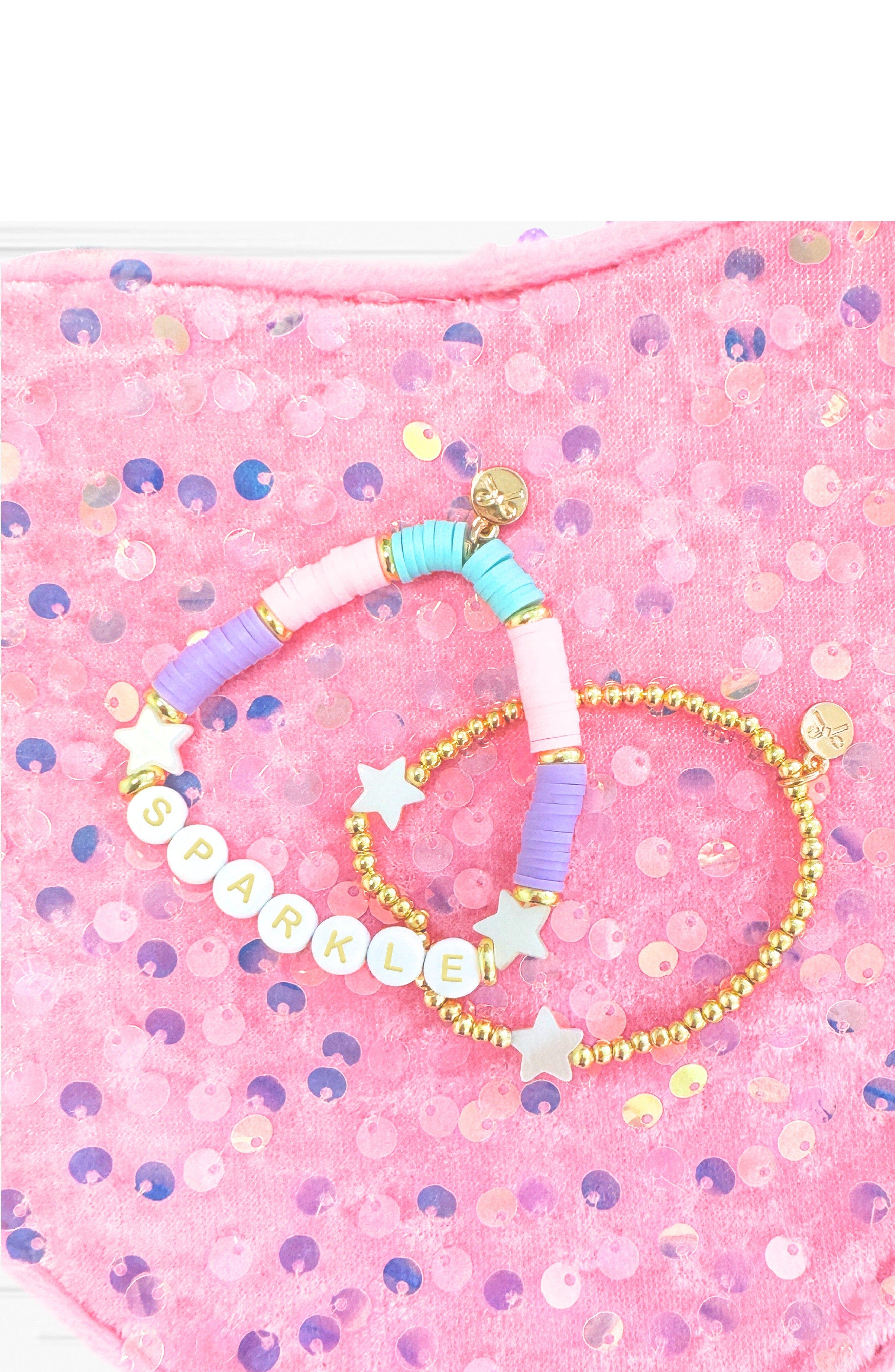 Bits 
Bows Sparkle Girls
 Heart Purse, Alternate, color, Pink