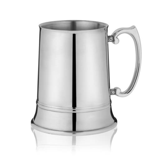Viski Beer Stein In Silver