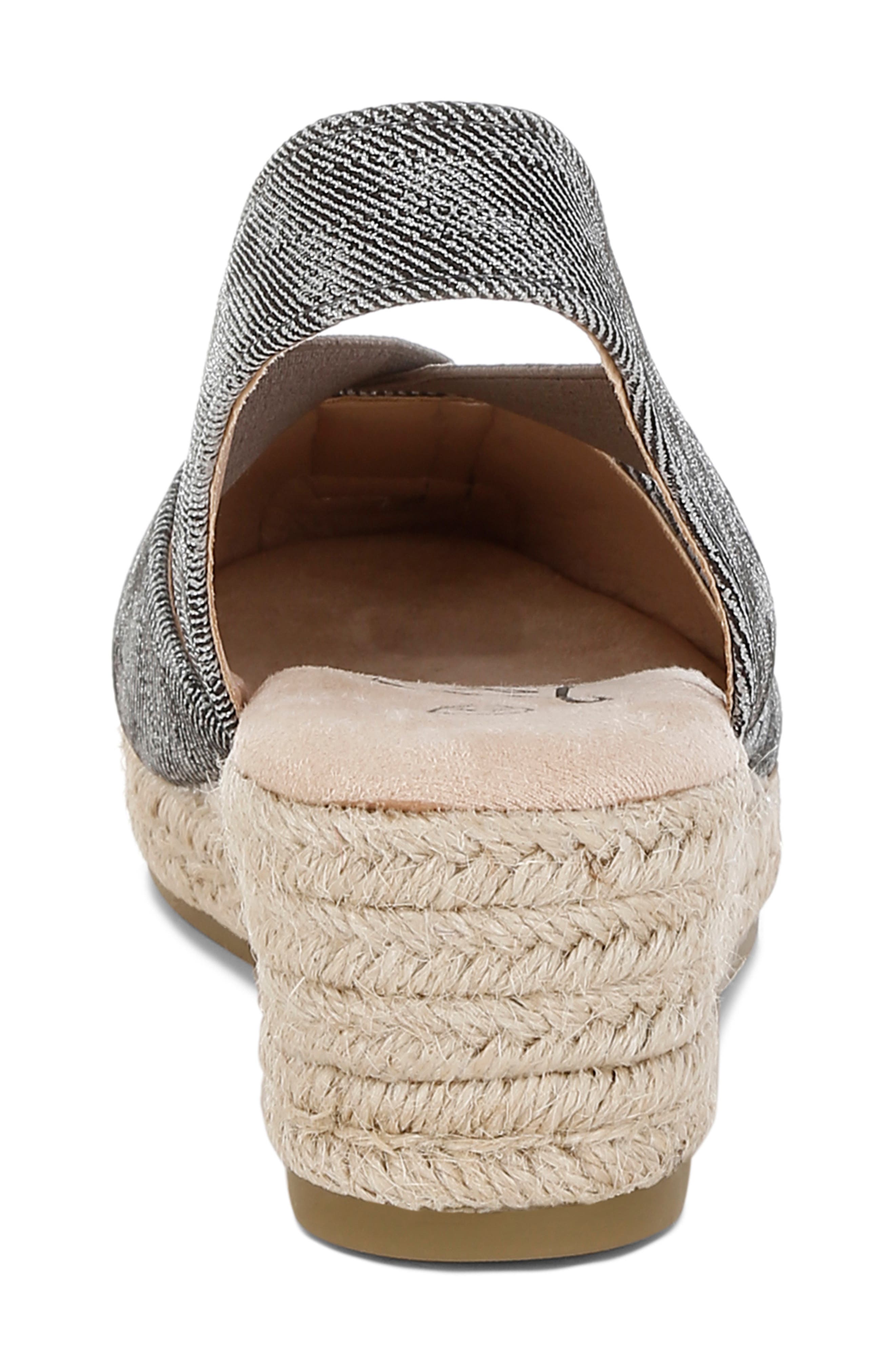 LONDON RAG Port Side Metallic Espadrille Platform Wedge Pump, Alternate, color, 