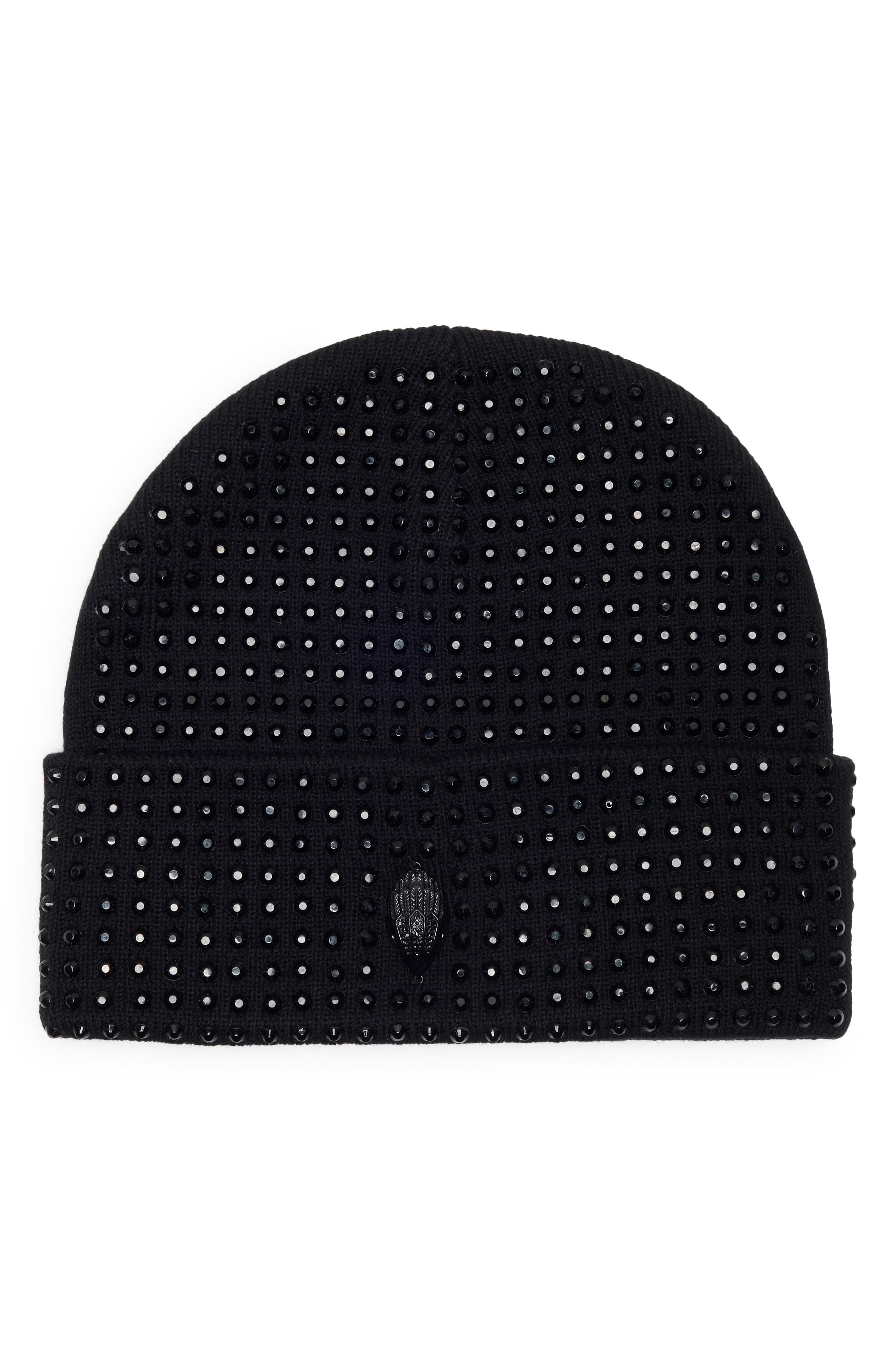 Kurt Geiger London Crystal Eagle Embellished Beanie