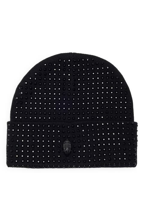Crystal Eagle Embellished Beanie