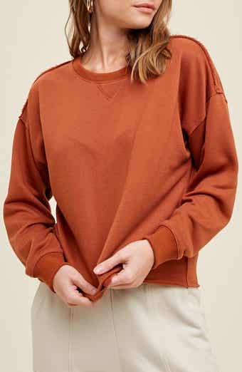 WISHLIST French Terry Knit Top