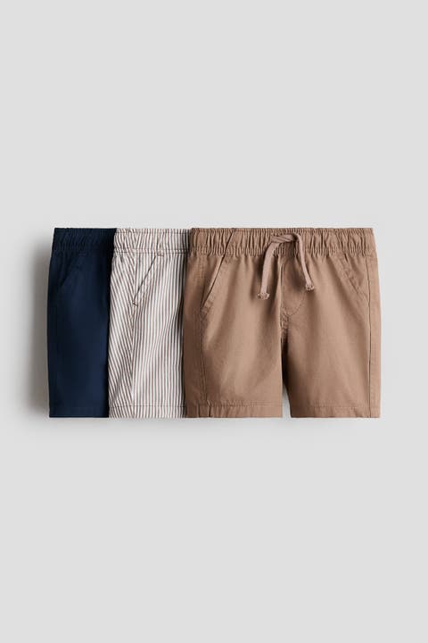 3-pack Cotton Shorts